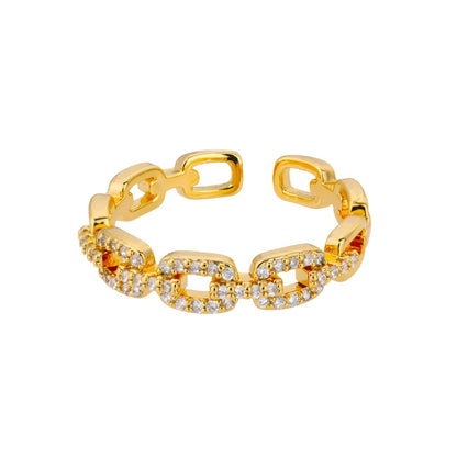 Anel Corrente Elegante